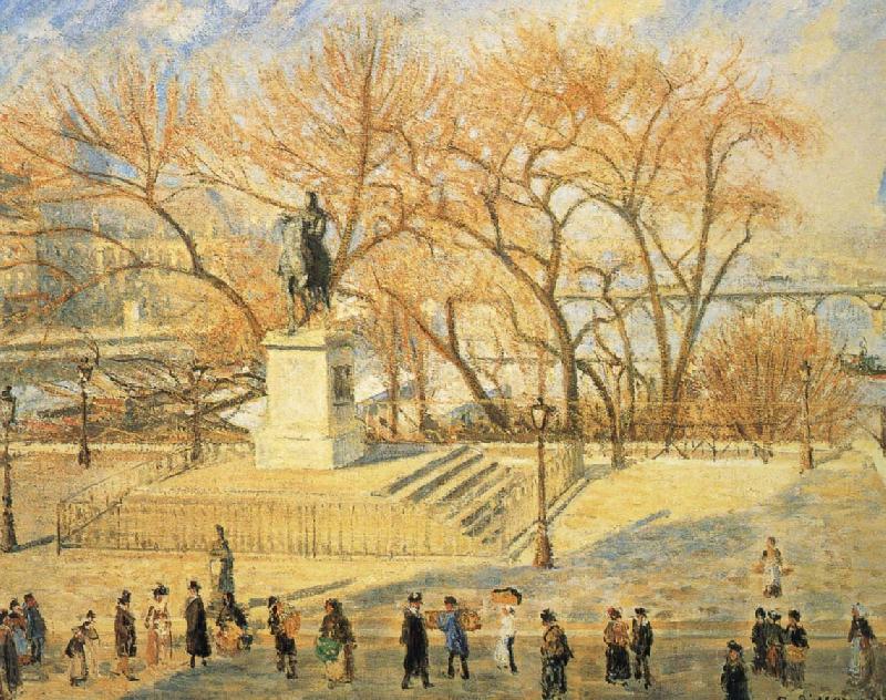 Camille Pissarro The statue of the morning sun